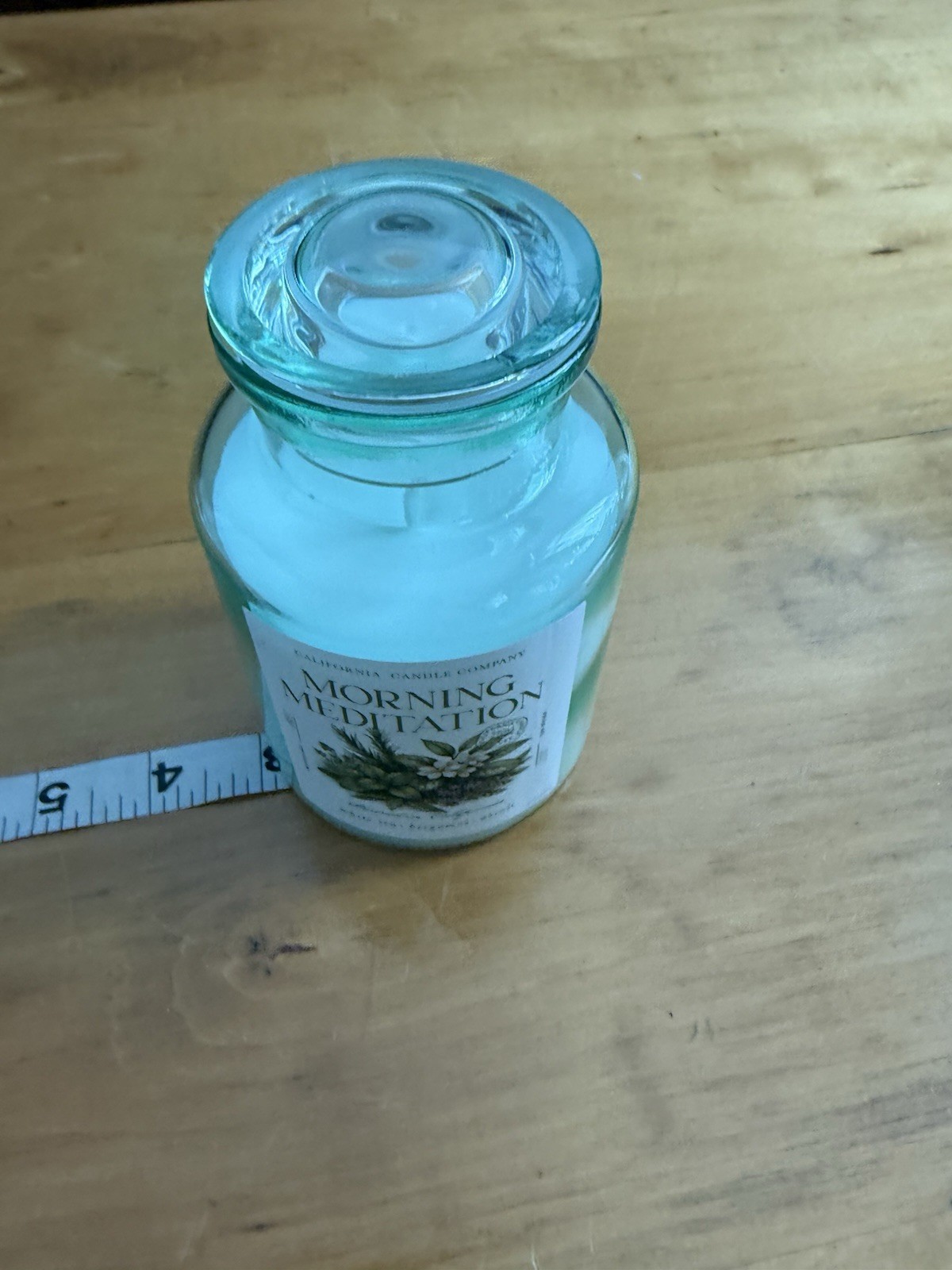 LEOBEN Company Morning Meditation Candle 9 oz | White Tea Bergamot Neroli
