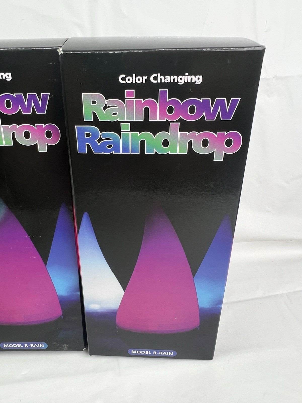 Multi Color Changing Rainbow Raindrop Light Tabletop, Party, Floats Lot Of 4