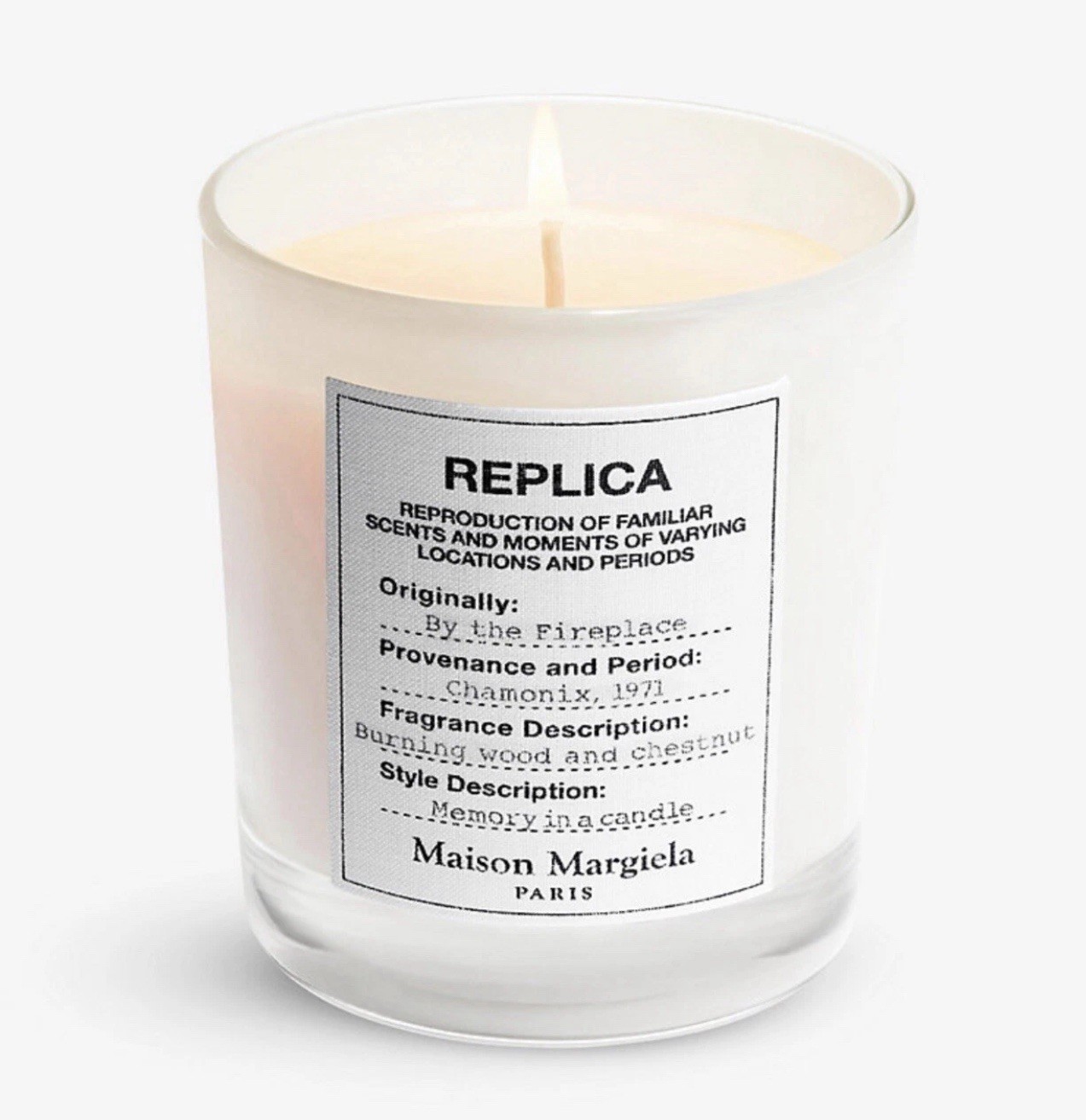Maison Margiela Replica BY THE FIREPLACE Scented Candle 5.82oz /165g New In Box
