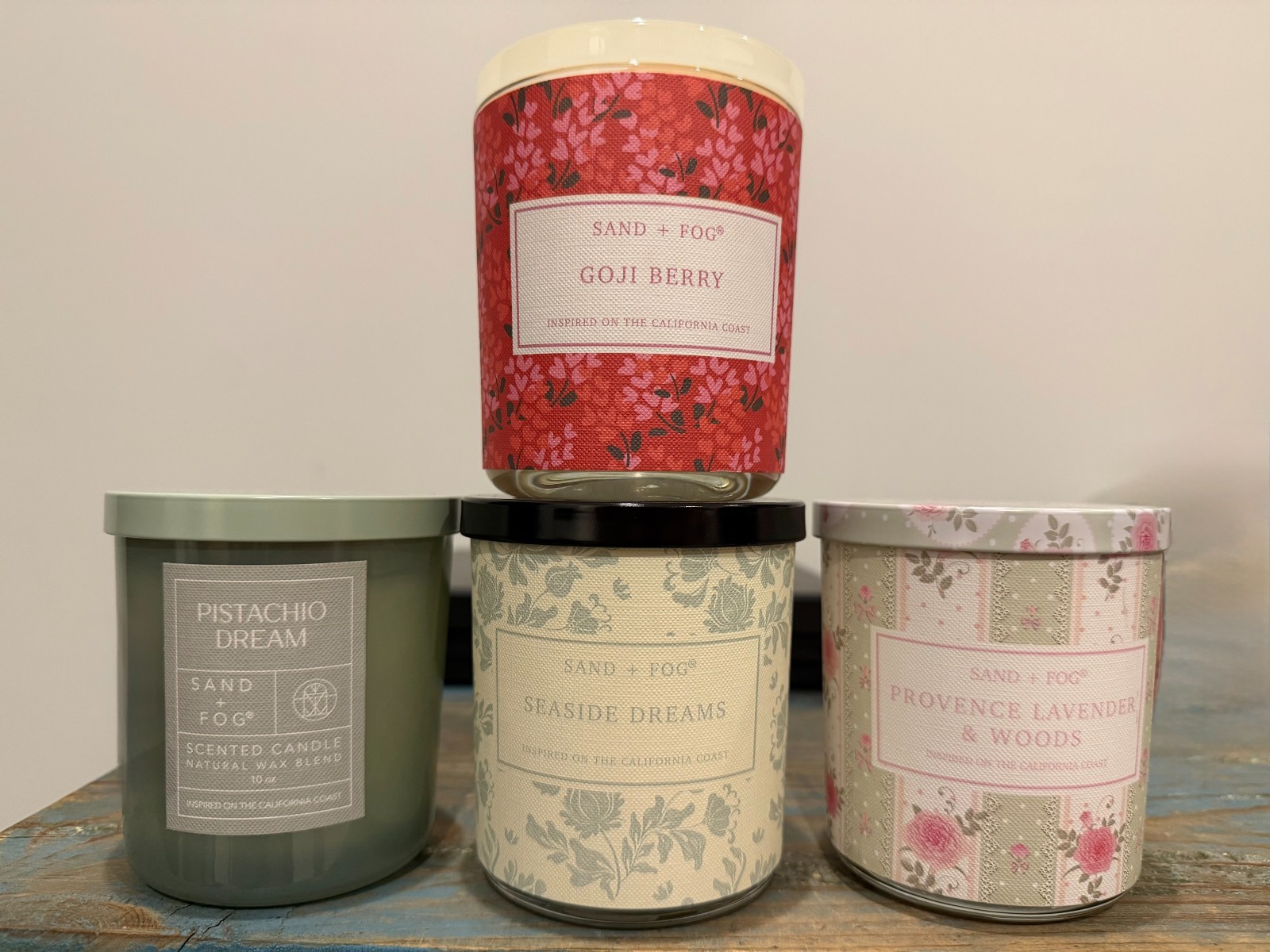 SAND + FOG Candle Collection – Luxury Scented, Unique Jars Lot NEW – CHOOSE