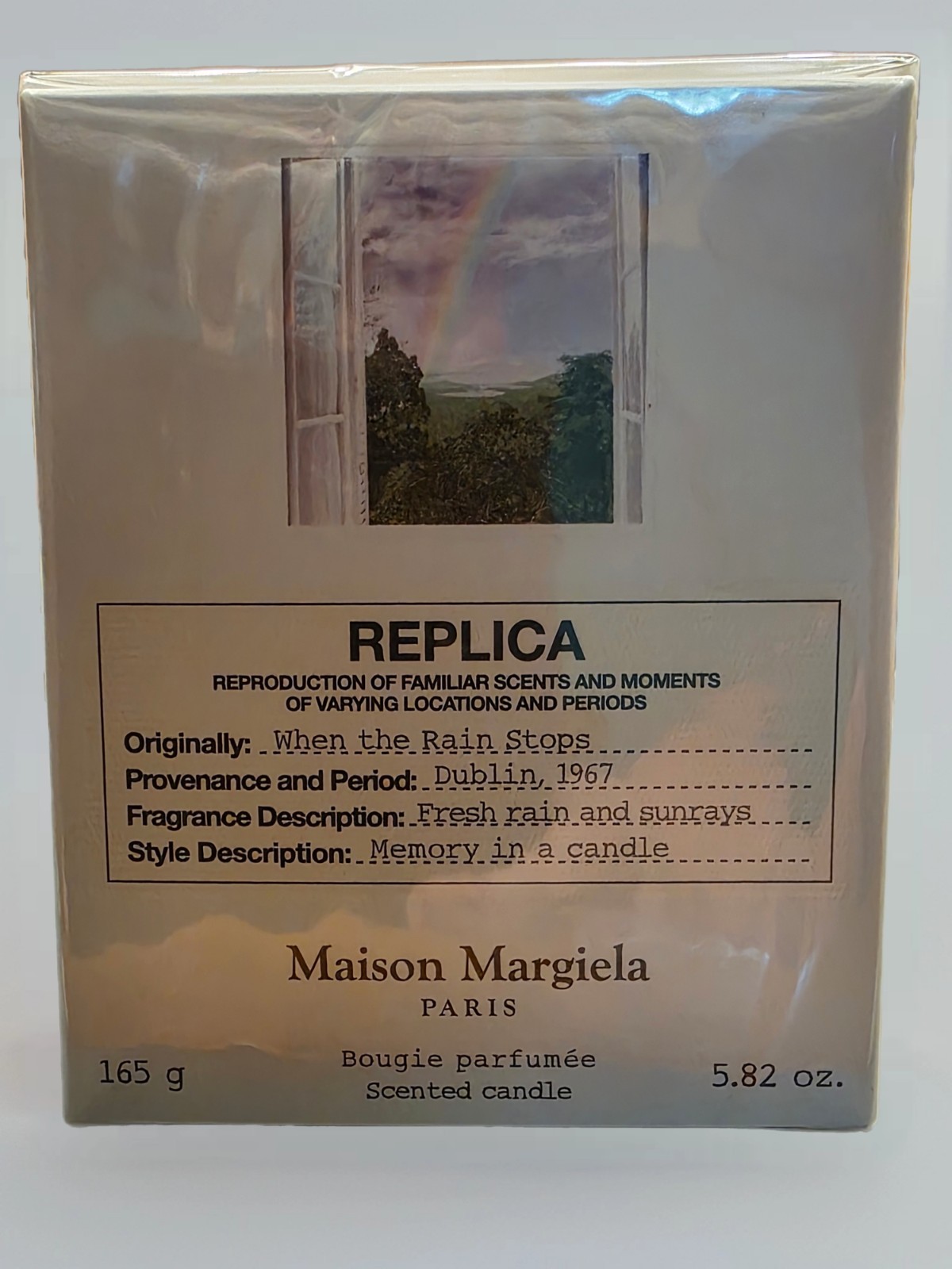 Maison Margiela Replica When the Rain Stops Scented Candle 5.82oz 165g Sealed
