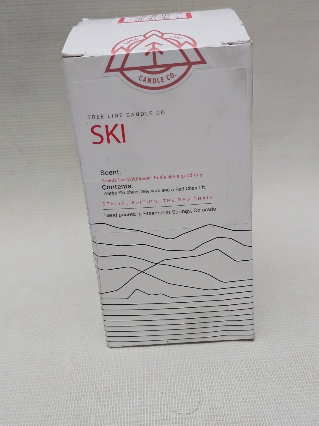 Tree Line Candle Co SKI special Edition Wildflower Candle NEW