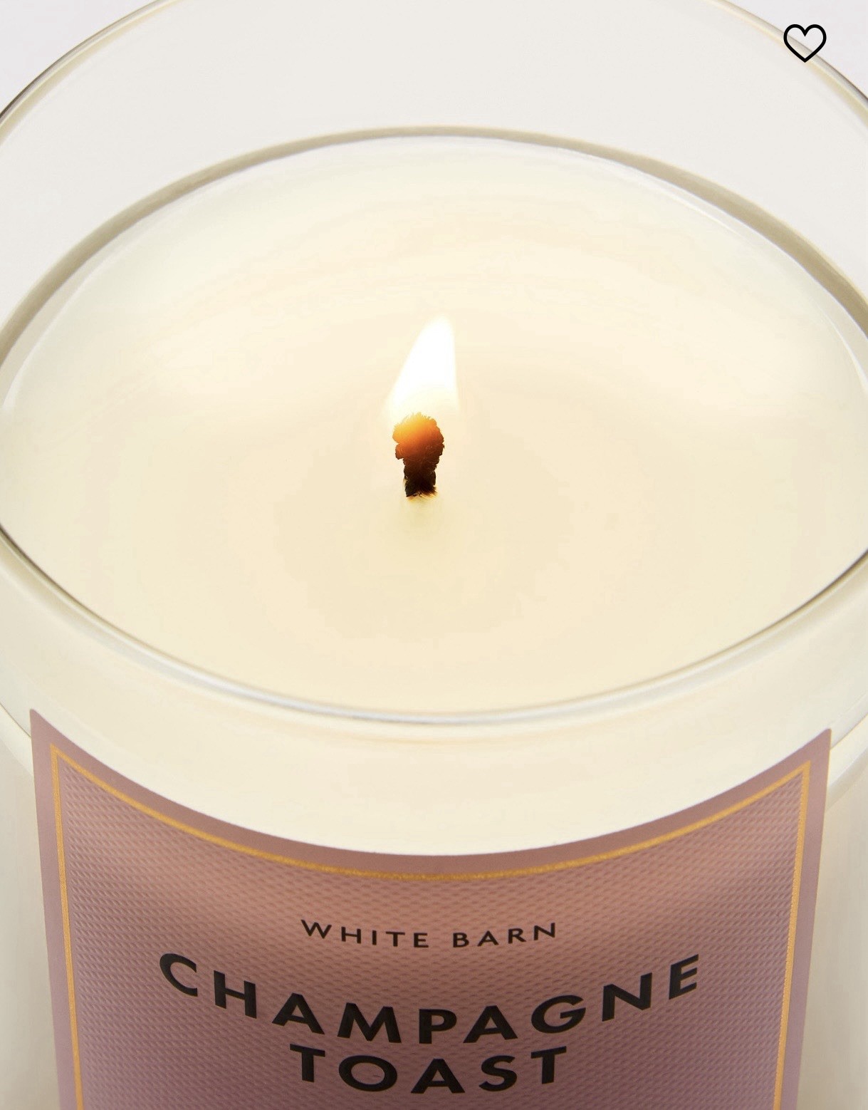 Bath & Body Works CHAMPAGNE TOAST Lot Of 2 Scented Single Wick Candles 7 oz NEW