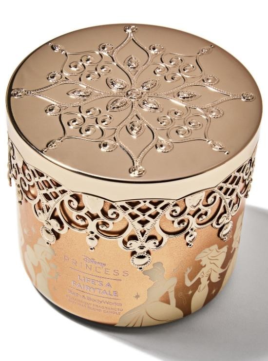 Bath & Body Works Disney Princess Life’s A Fairytale 3-Wick Candle LE Exclusive