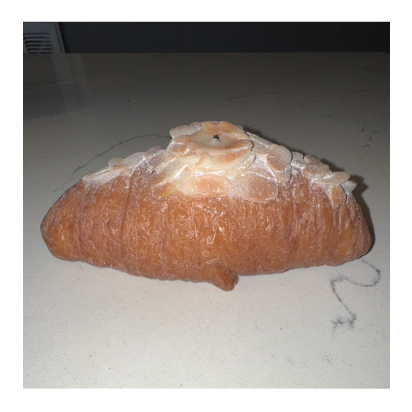 Threshold Almond Croissant Scented Figural Croissant Candle 2.35in Decorative