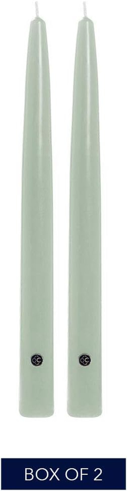 10 Inch Bayberry Scented Taper Candle, Virtually Dripless, Premium Wax with C…