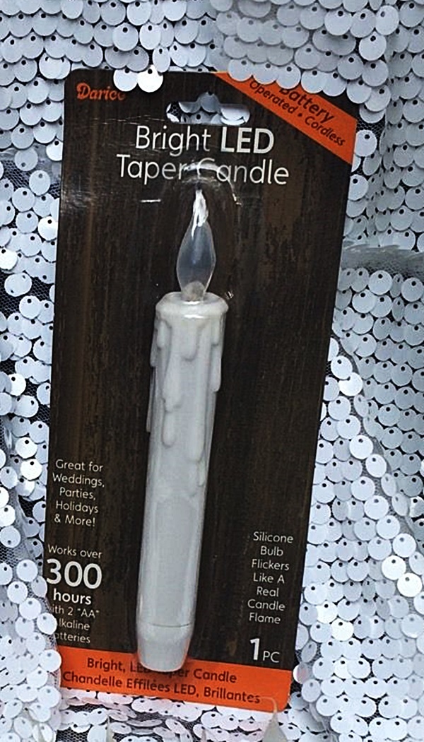 2 Piece NEW LED DRIP CANDLES White 300 Hour 7″ FLAMELESS Rustic Flicker Bulb