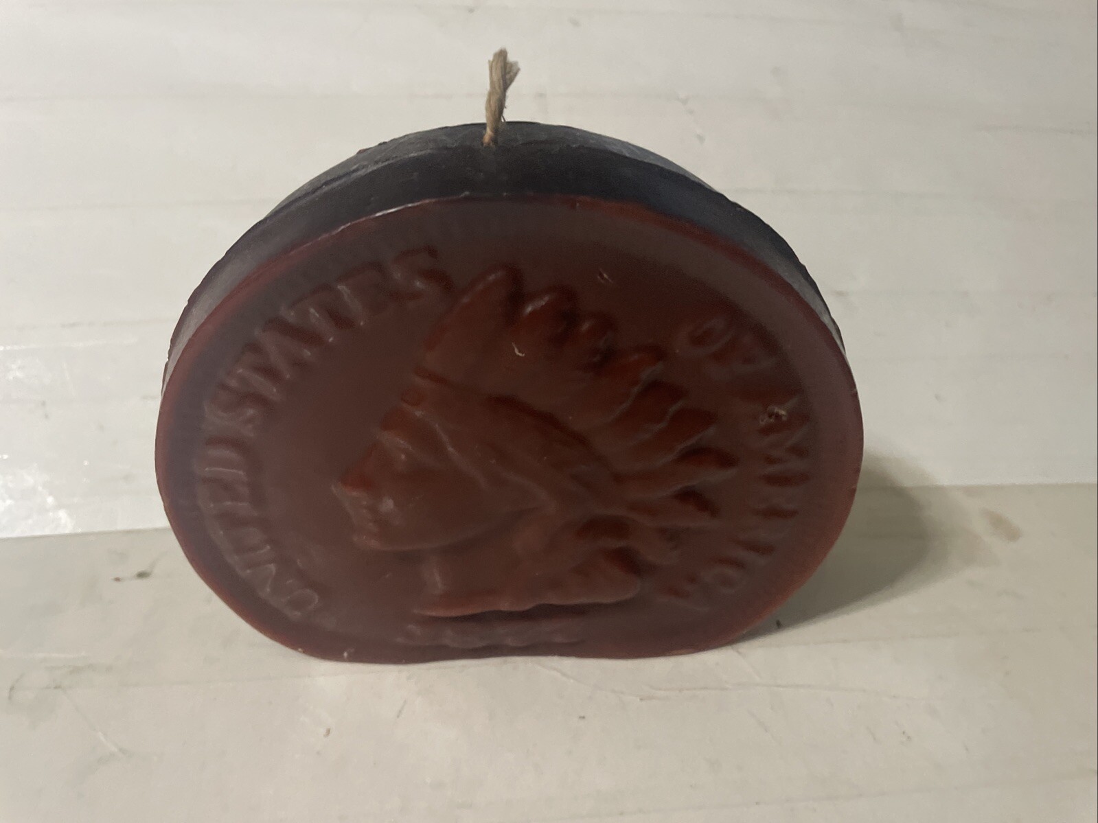 Vtg Indian Head Penny Cent Unused Wax Candle Rare