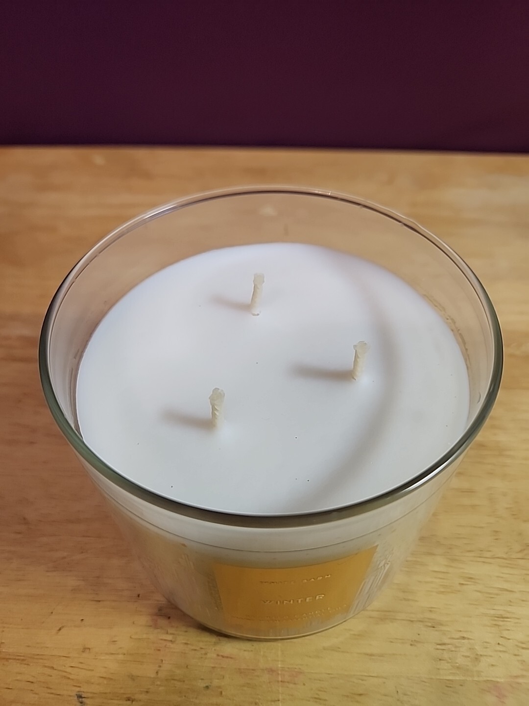 Bath & Body Works WINTER 3 Wick Soy Blend Candle NEW 25-45hrs Burn Time