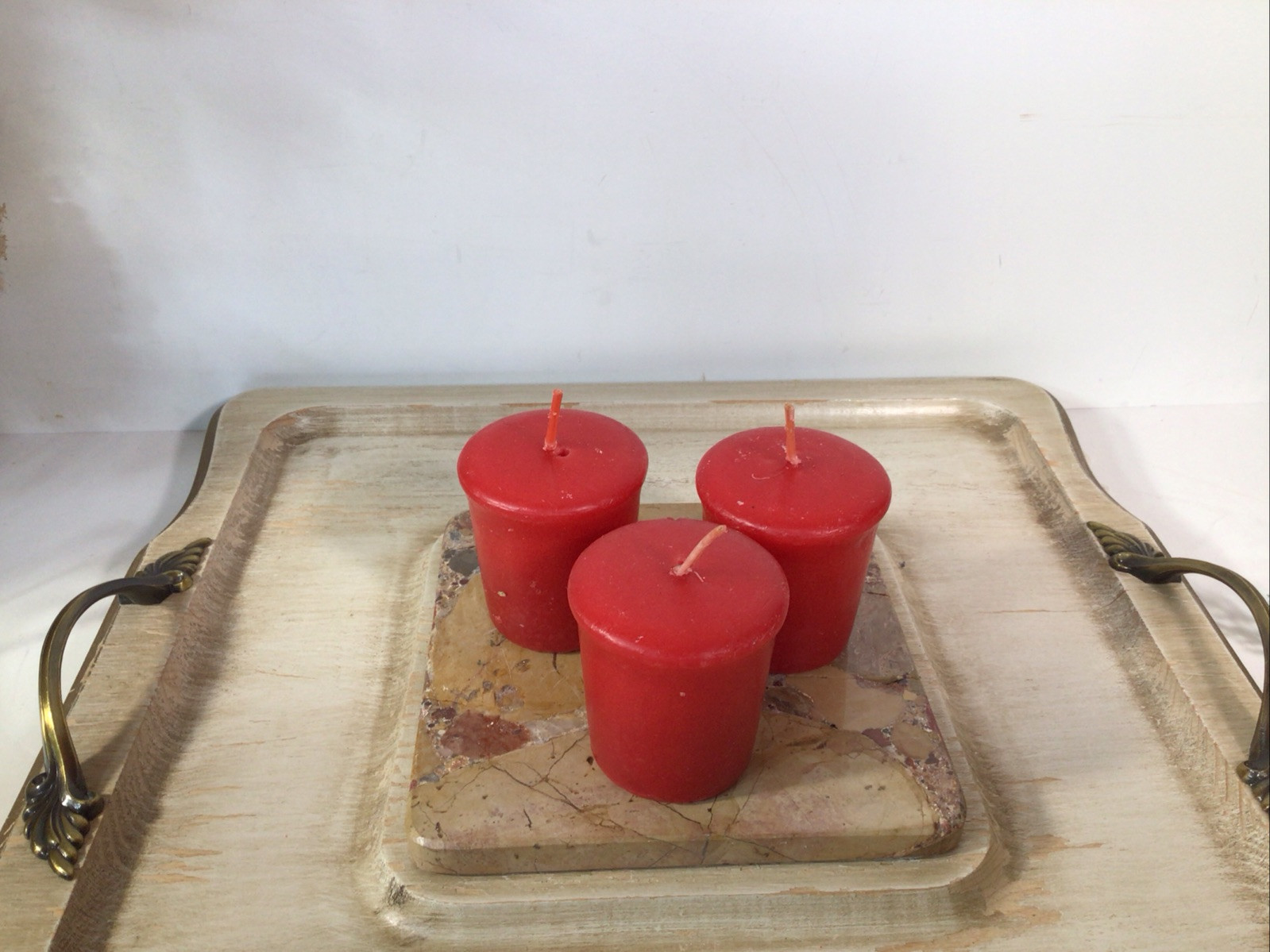 Yankee Candle “Home For The Holidays” ~Lot Of 3~Votive Size 1.75 oz~Retired~READ