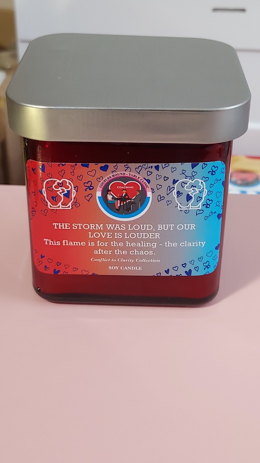 Candle, Relationship Healing Candle-Helps Couples Resolve Conflicts &Reconnect.