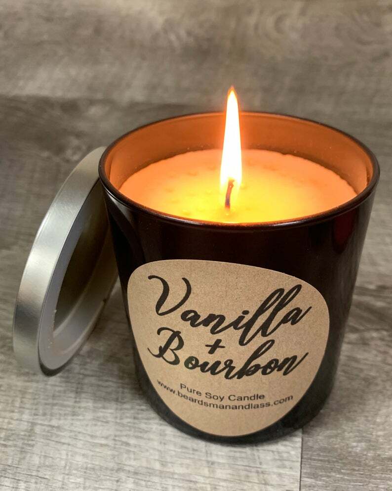8 oz Pure Soy Candle – Vegan – Handmade – personalized