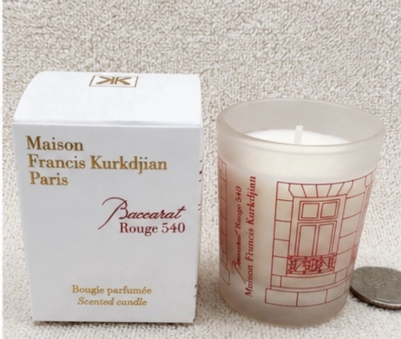 Maison Francis Kurkdjian Baccarat Rouge 540 Mini Scented Candle 1oz / 30g New