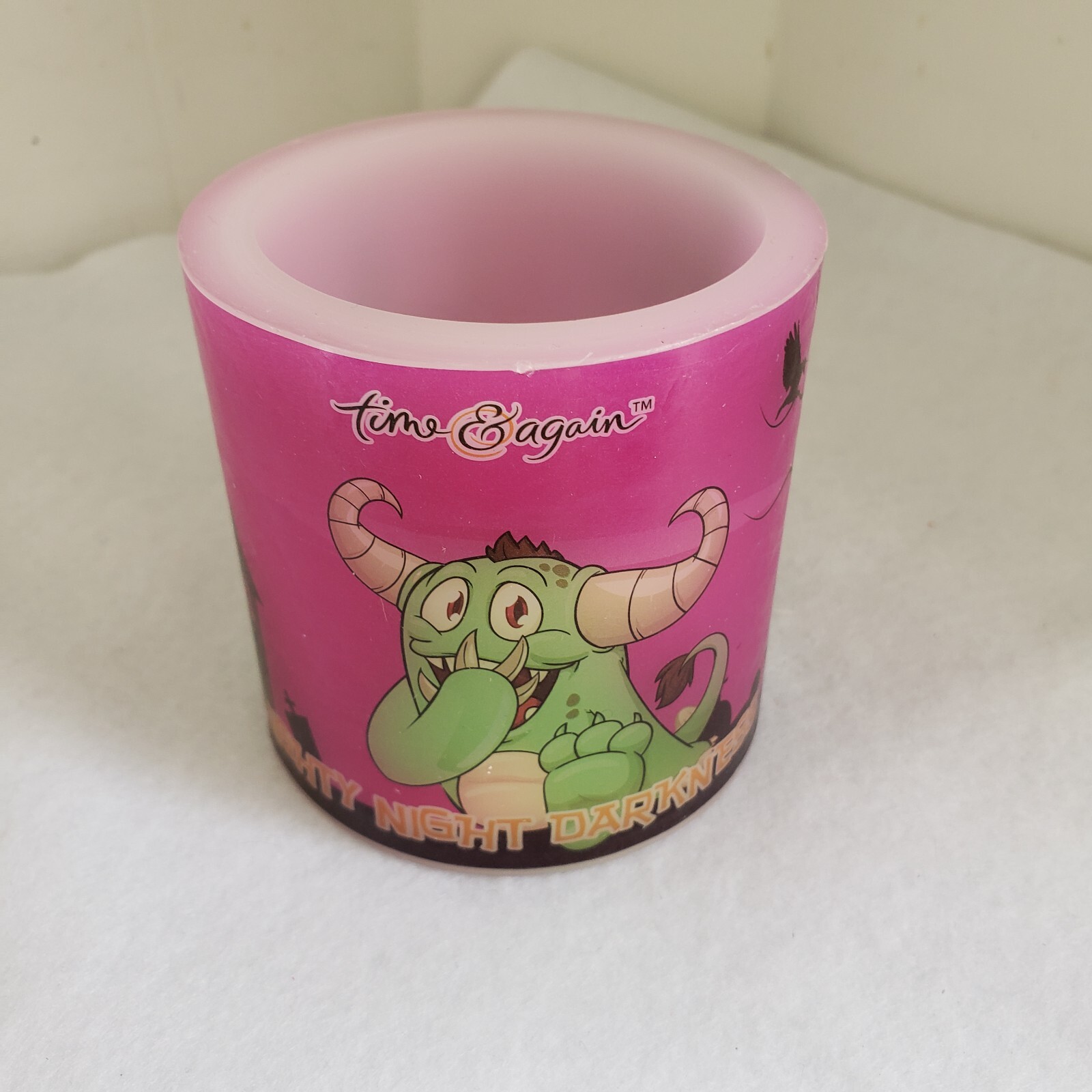 Monster Destroyer Childrens Bedroom LED Flameless Candle Bedtime Routine Help