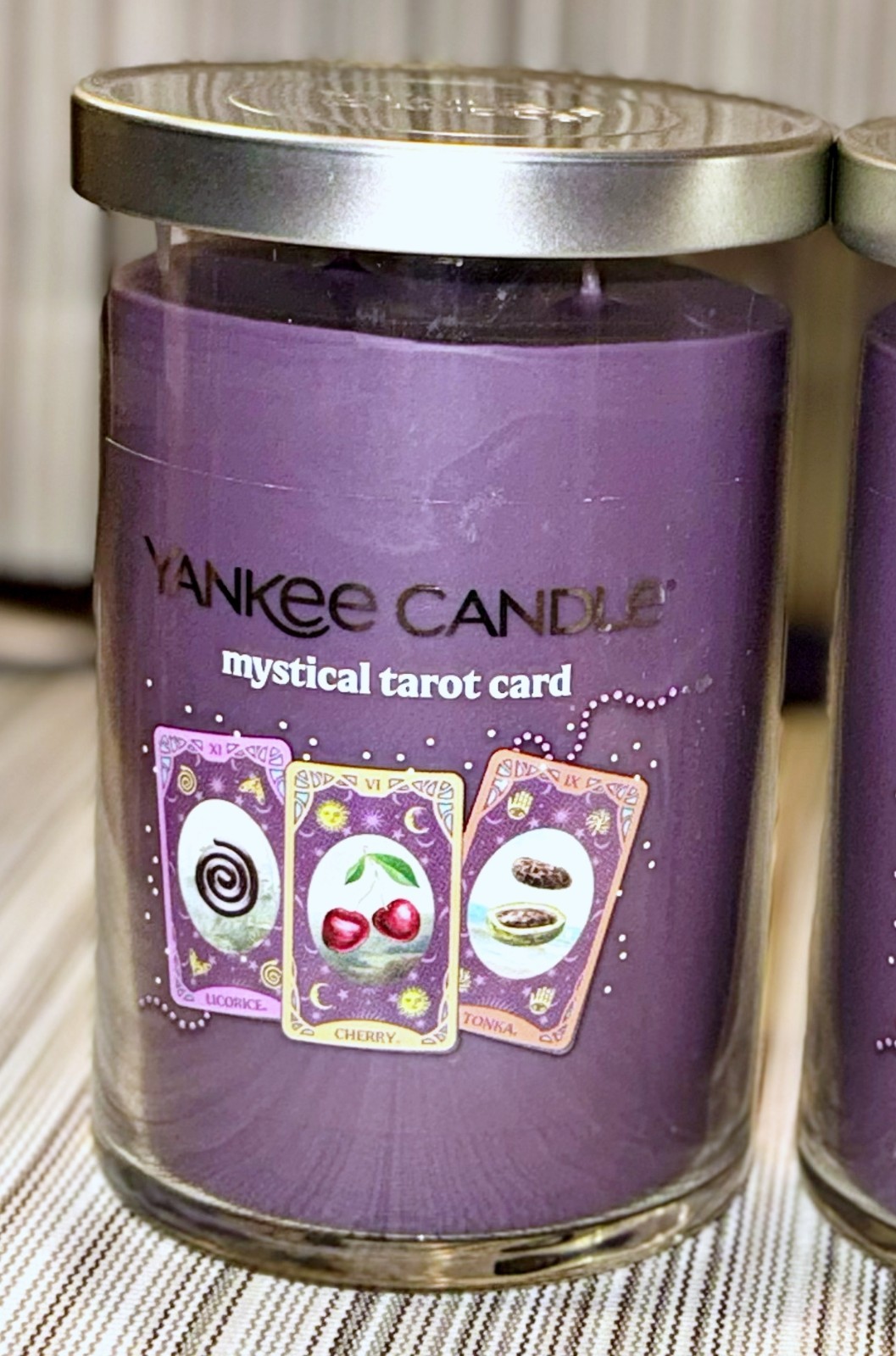 Yankee Candle 20 oz Mystical Tarot Card Large Tumbler Scented Candle x2