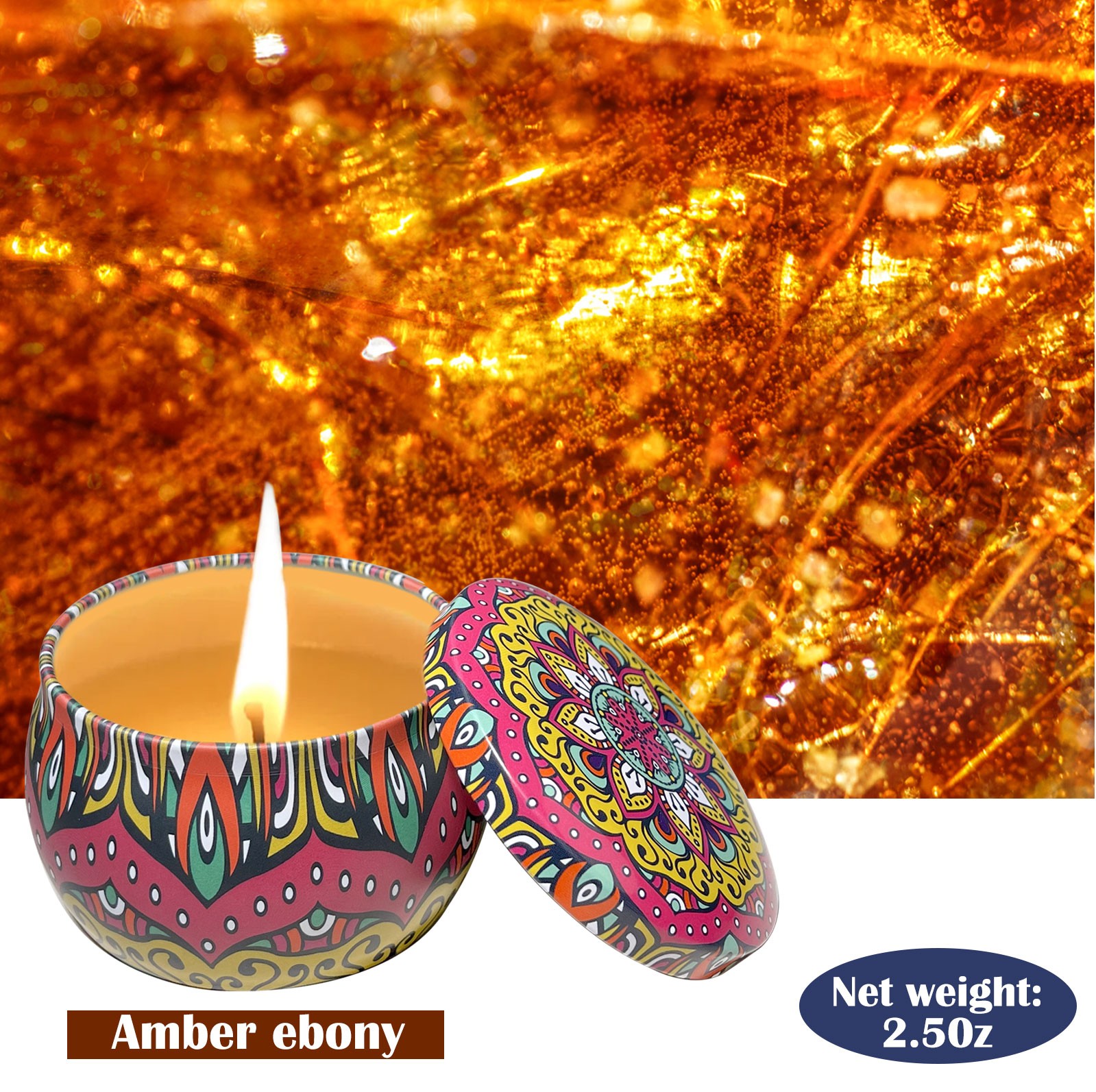 Scented Candles Gifts for Women Natural Soy Wax Candle Long Burning Aromatherapy