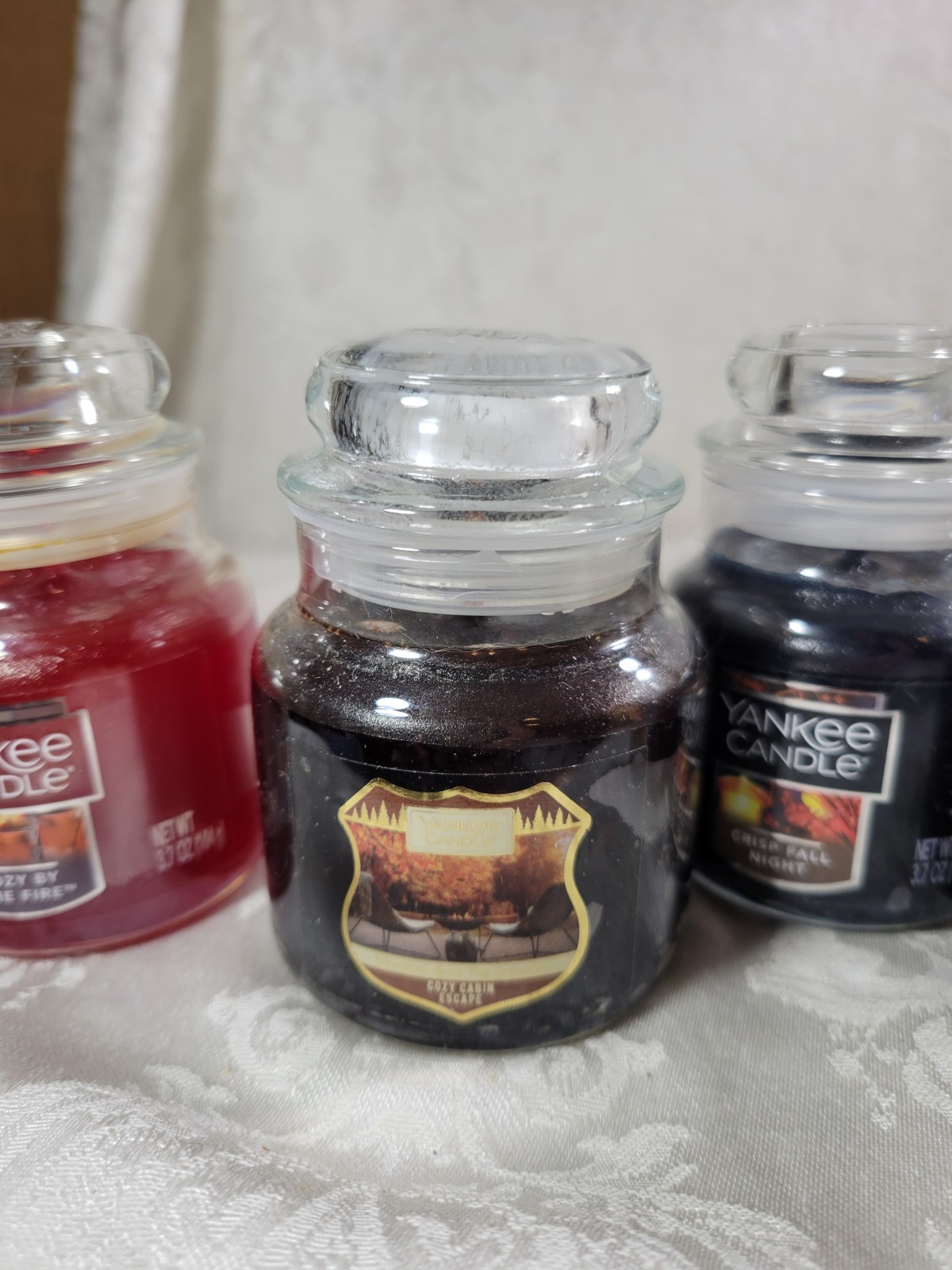 Yankee Candle Fall Themed Small Jars – Set of 4 – NEW
