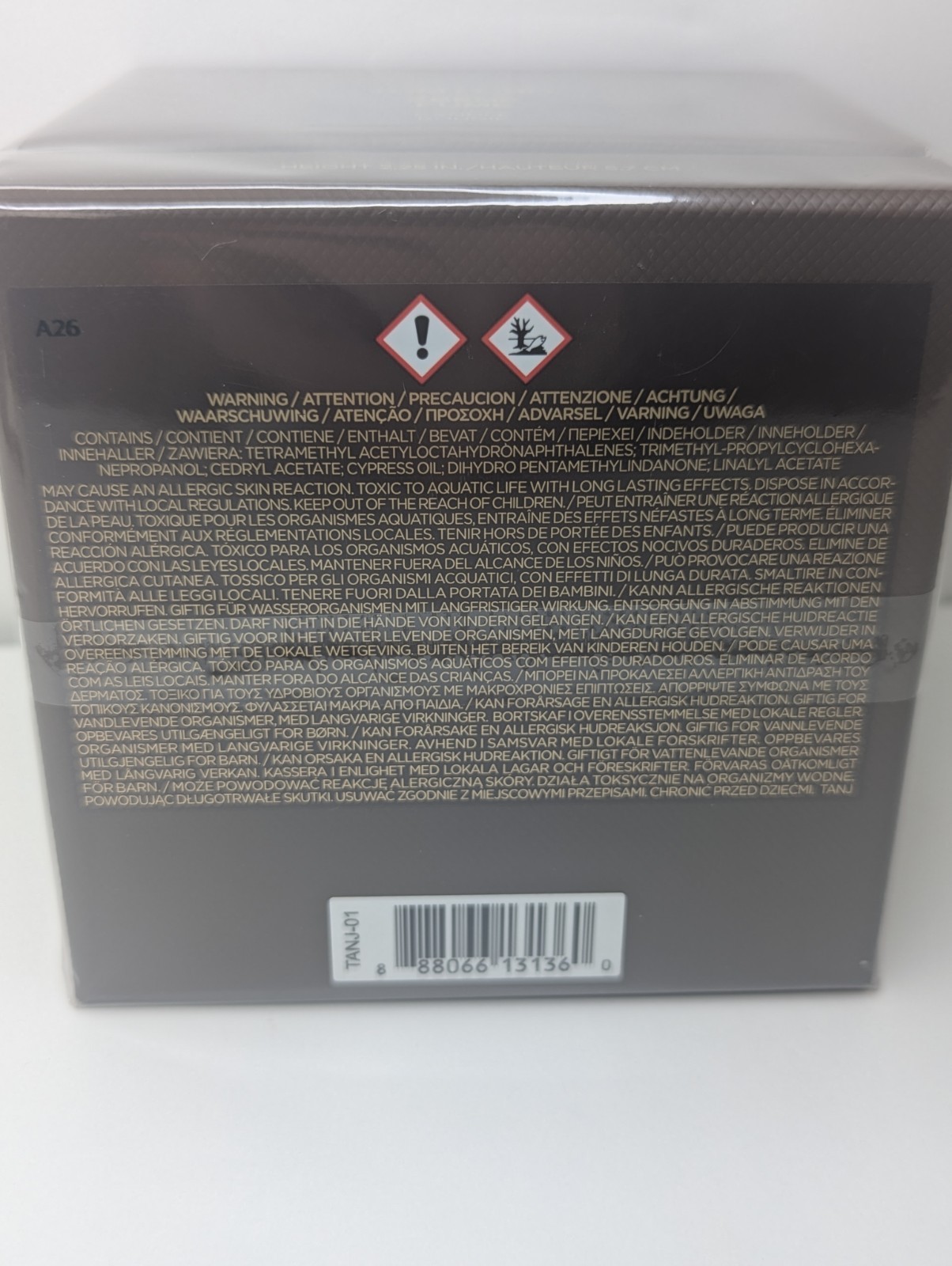 Tom Ford Ébène Fumé Candle 2.25″ Home Scent Bougie NEW Sealed in Box