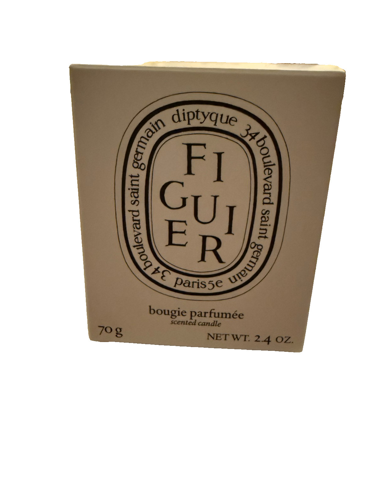NEW IN BOX! Diptyque Figuier (Fig Tree) Scented Candle 70g/2.4 Oz.