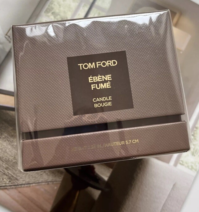 Ebene Fume Candle Bougie By Tom Ford Height 2.25 In / 5.7 cm ( 2022)