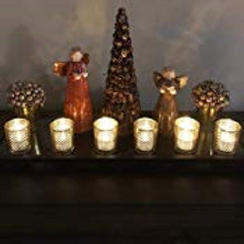 Pack 12 Flameless LED Tea Candles for Outdoor Indoor Fake Candle in Warm White