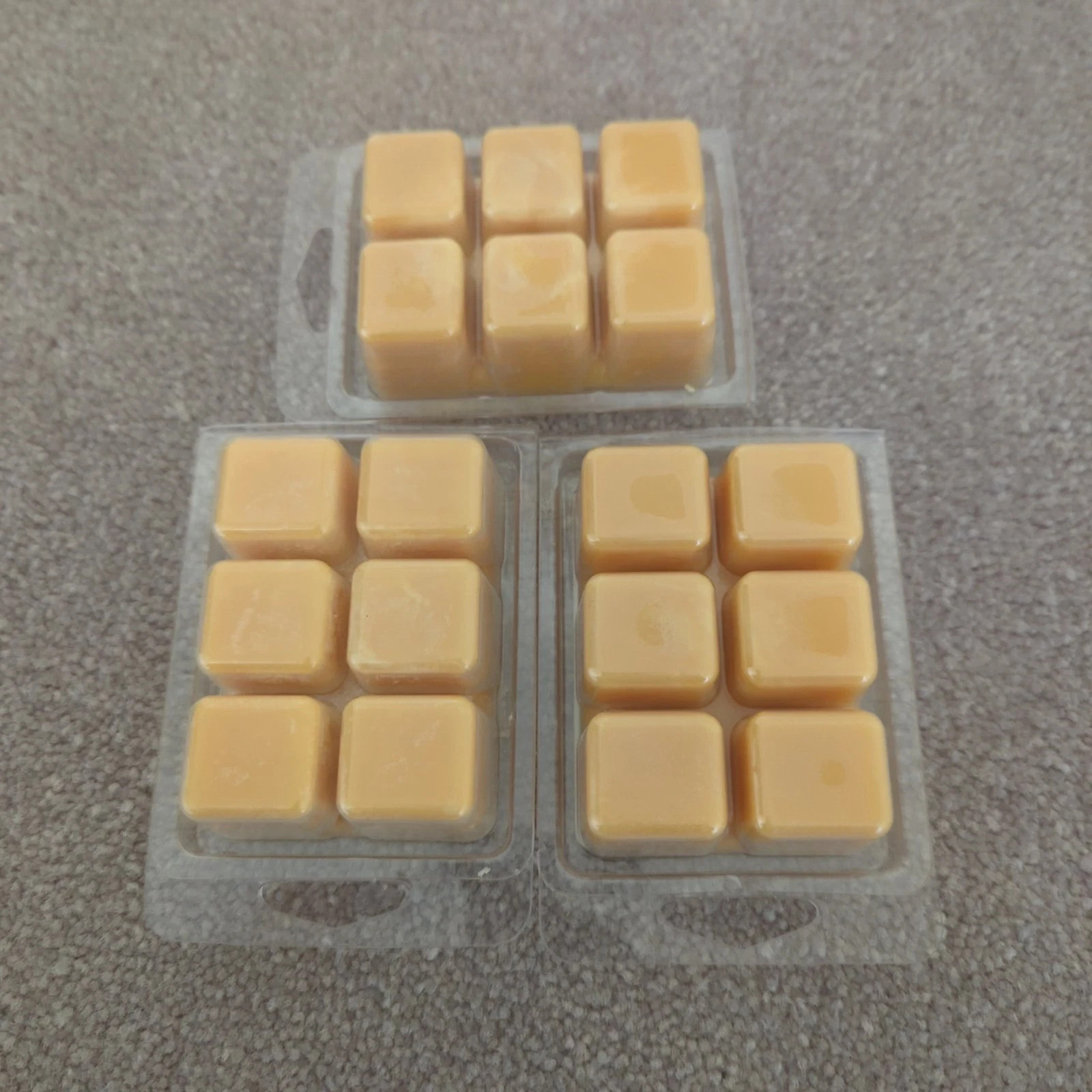Lot of 3 Pumpkin Spice Latte Wax Melts 100% Soy Wax Tarts Home Fragrance Coffee