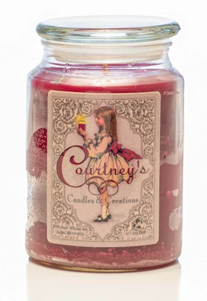 Black Currant Vanilla Courtneys Candles Maximum Scented 26oz Large Jar Candle