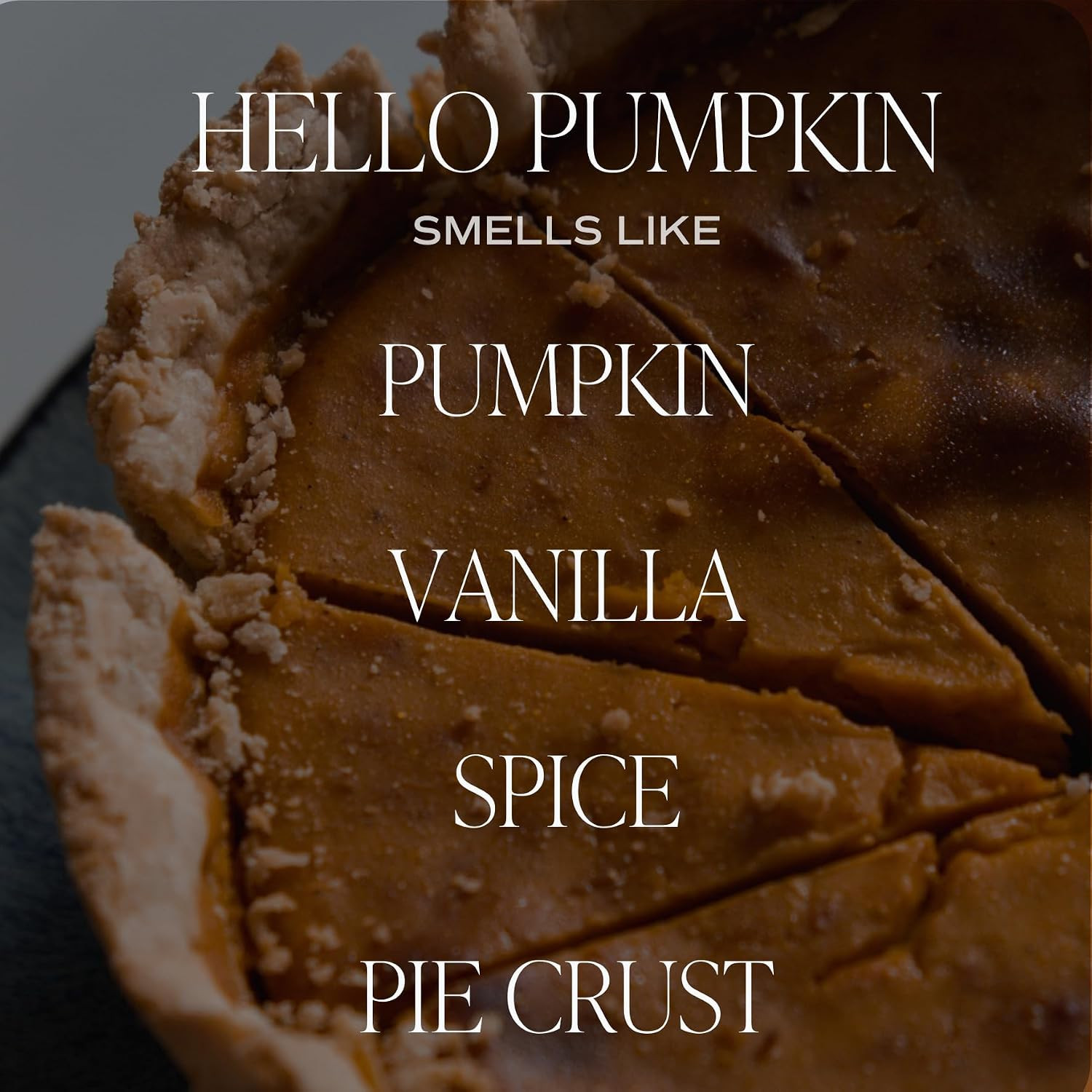 Hello Pumpkin Candle – Fall Soy Candles with Pumpkin, Warm Spices, Vanilla and B