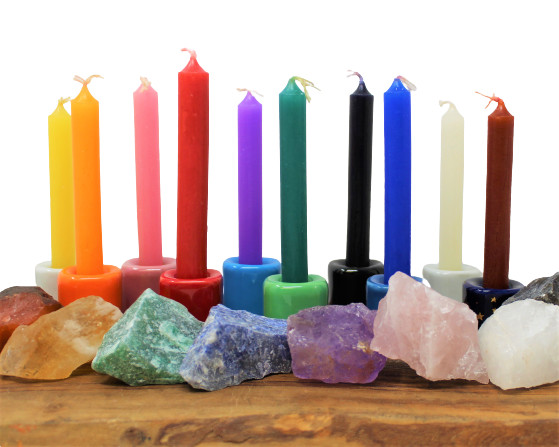 4″ Spell Candles: Lot of 4 – Choose from 15 Colors (Mini Taper Chime Candle)