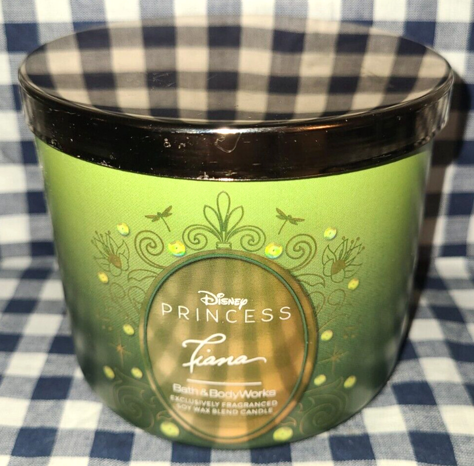 ALL NEW Tiana DISNEY PRINCESS 3-Wick Candle 25-45 hour 14.5 oz Bath & Body Works