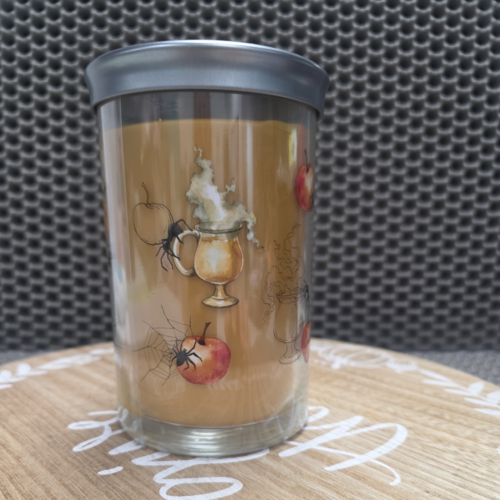 Yankee Candle SPOOKY SPIDER CIDER 20 oz Two Wick Large Tumbler Candle NEW