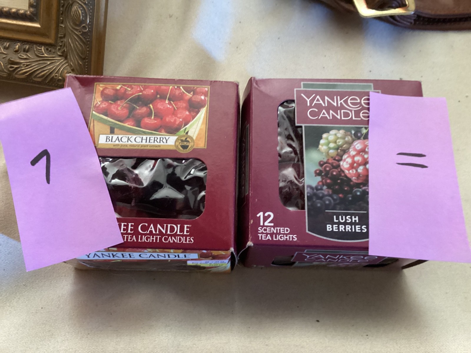 40 Yankee Candle Tea Light Candles Boxes RARE FREE SHIPPING (Liv1)