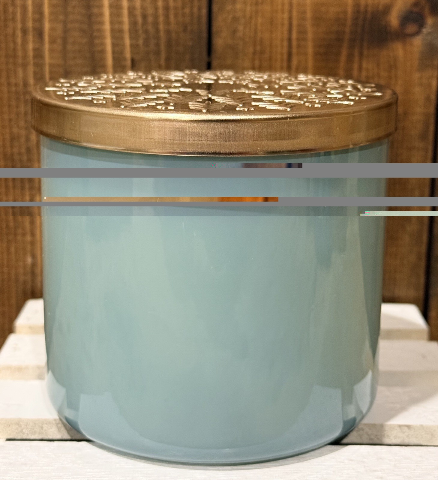 Bath & Body Works Flannel 3 Wick Candle