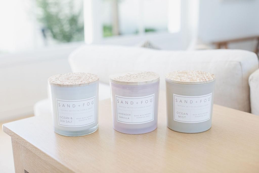 Chic 21 oz Candle – Ocean & Sea Salt – Clean Burn, Perfect for Any Occasion