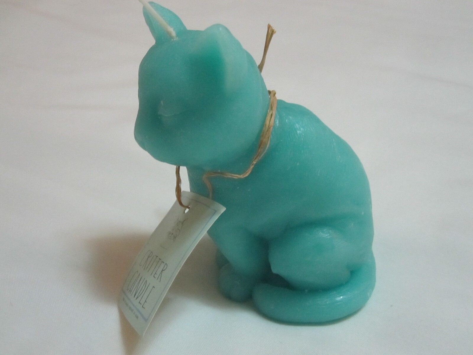 Urban Outfitters Exclusive: Critter Candle Turquoise Cat (6 in. tall | 12 oz.)