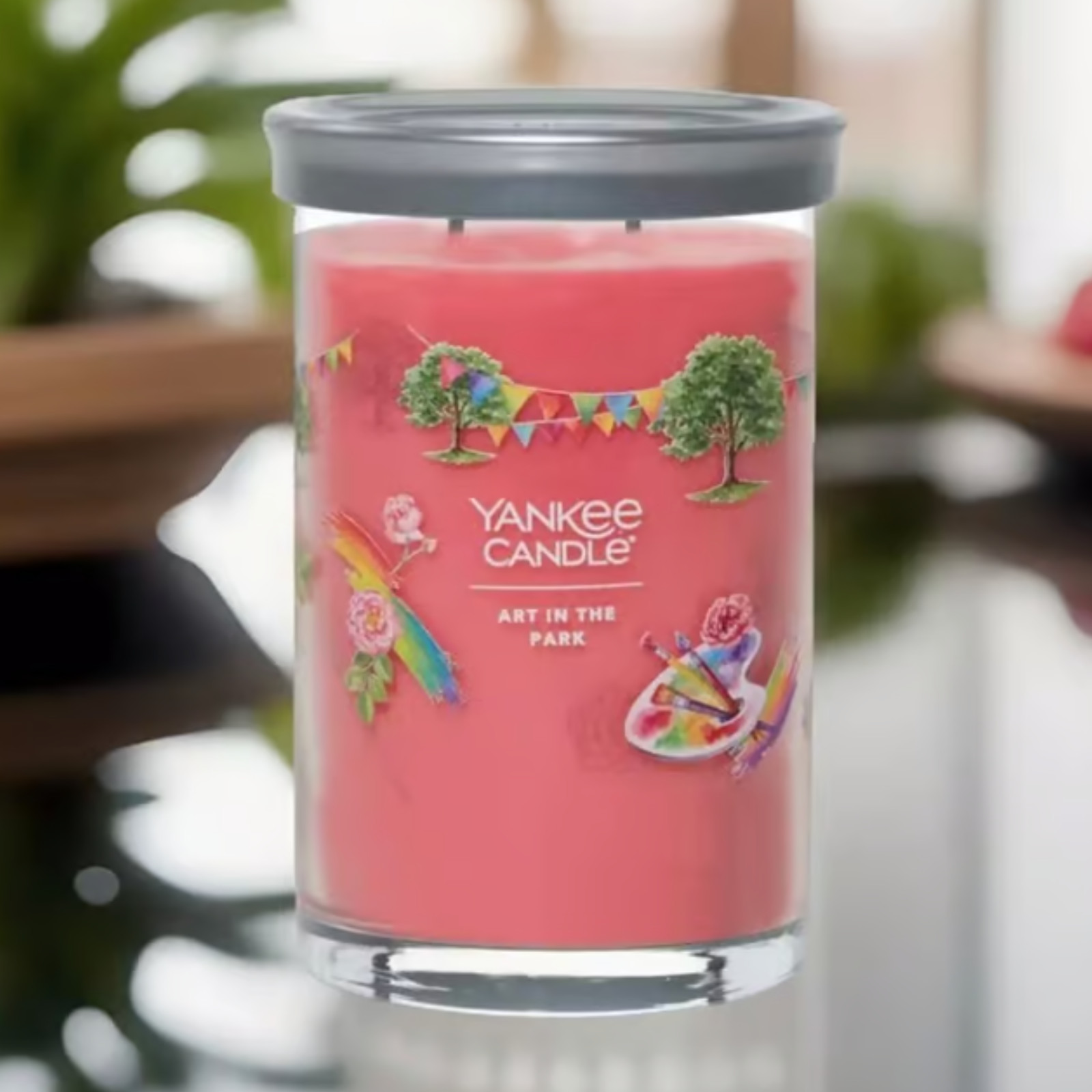 Yankee Candle Company ART IN THE PARK Large 20 oz Tumbler 2-Wicks NEW