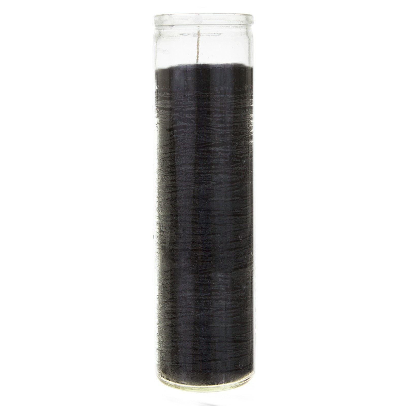 Mega Candles – Unscented 2″x 8″ Tall Prayer Container Candle – Black, 3PCS