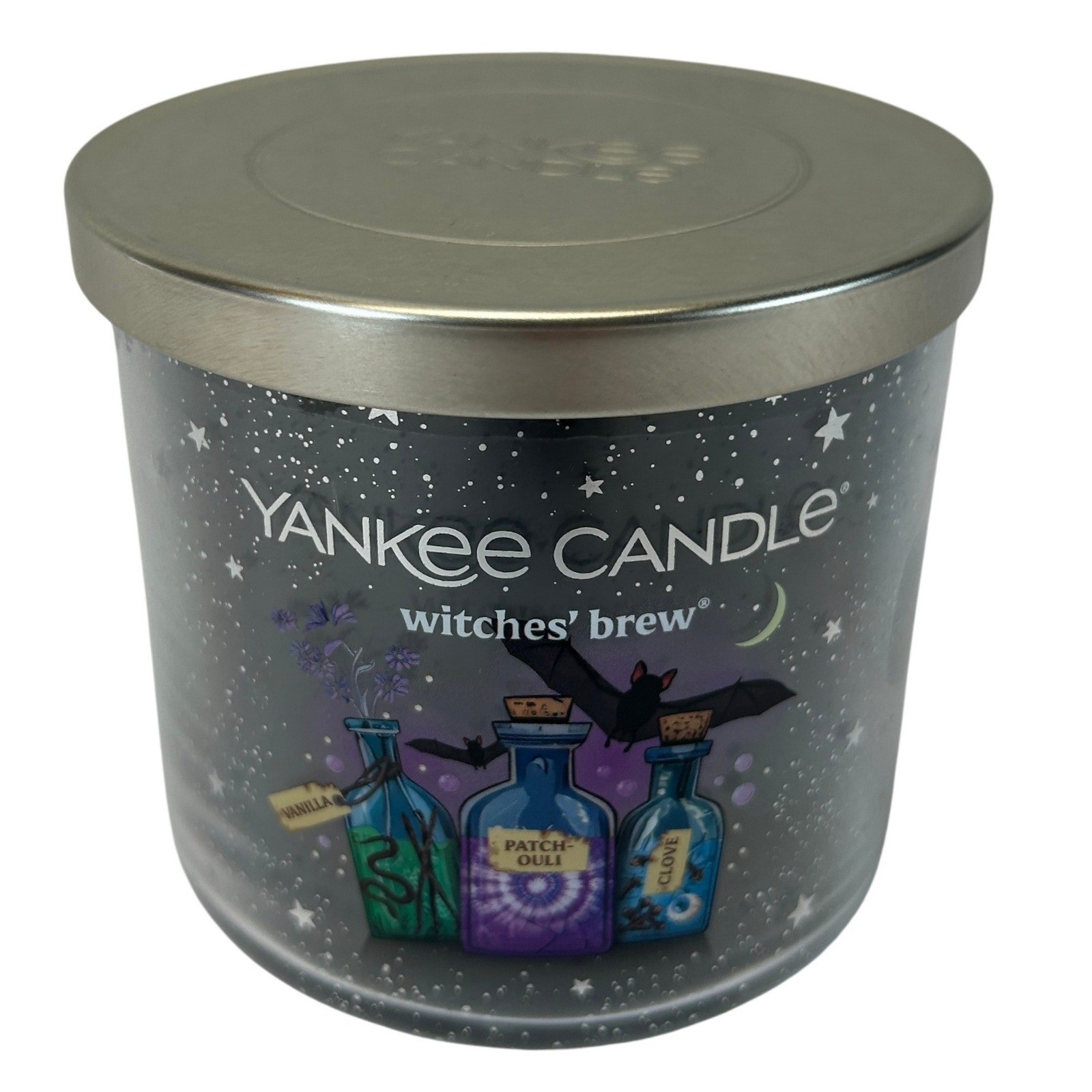 Yankee Candle Witches Brew Halloween 3-Wick Scented Jar Candle 14.5 oz Patchouli