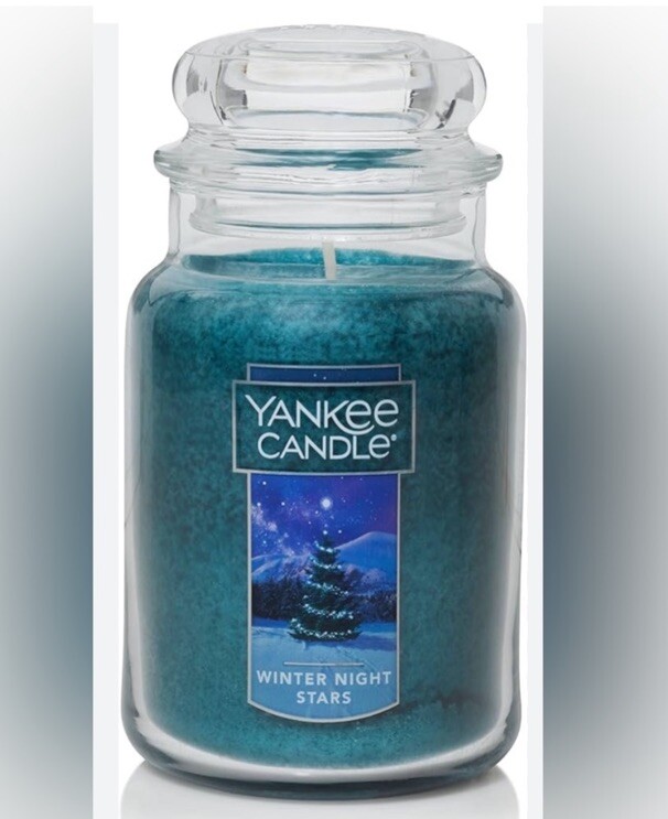 Yankee Candle Winter Night Stars LargeClassic Jar Candle 22oz sold out