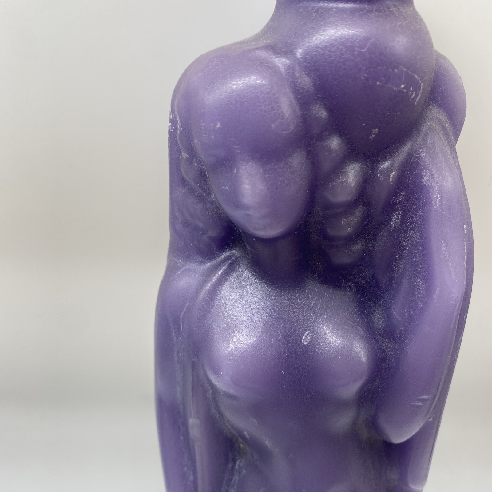 Art Deco Style Nude Woman Candle Lavender
