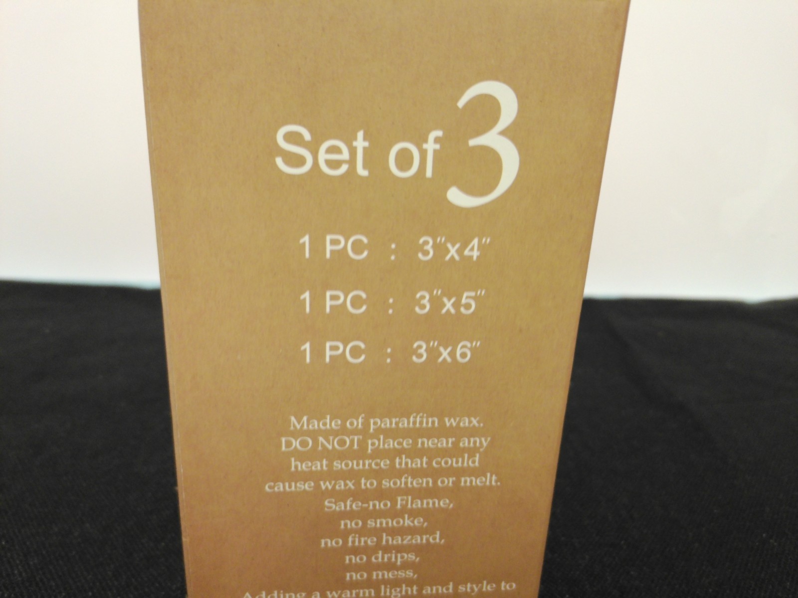Flameless LED Candle Set of 3