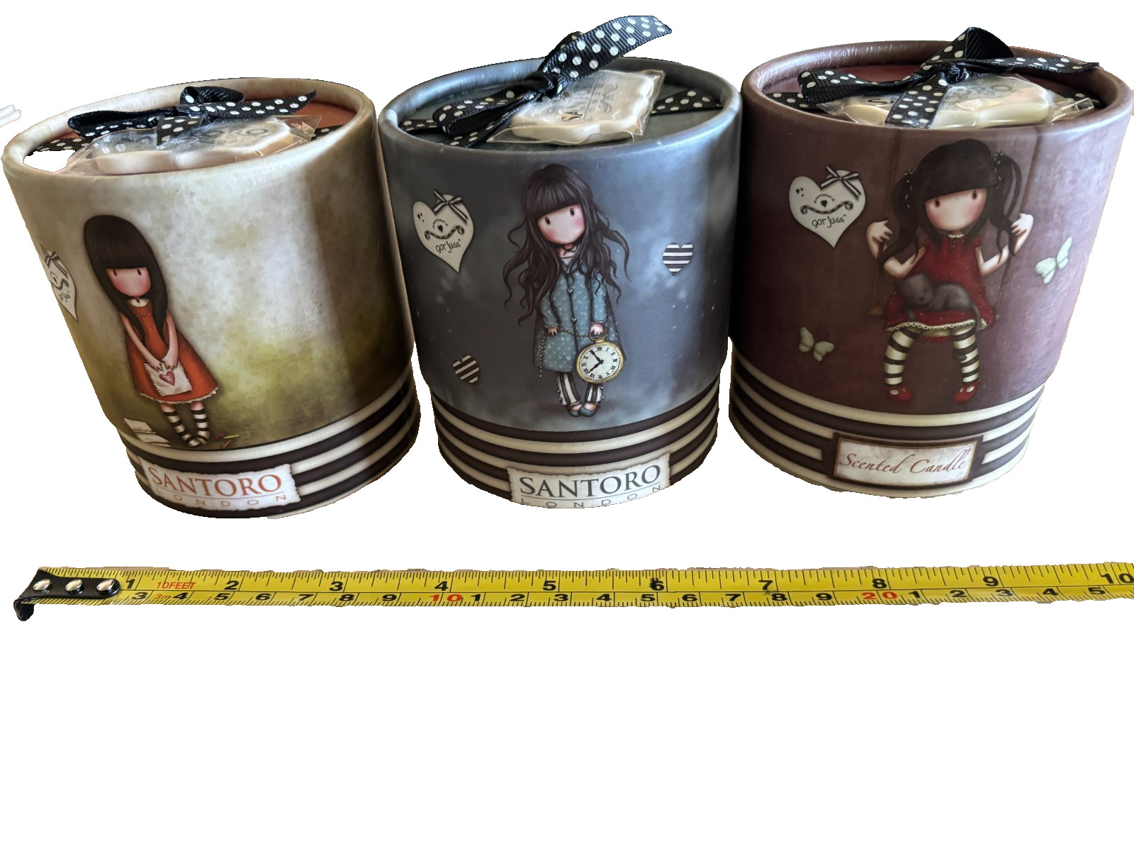 Santoro London – Scented Candles – Lot of 3 – 185g – Ashleigh Burwood – Rare!