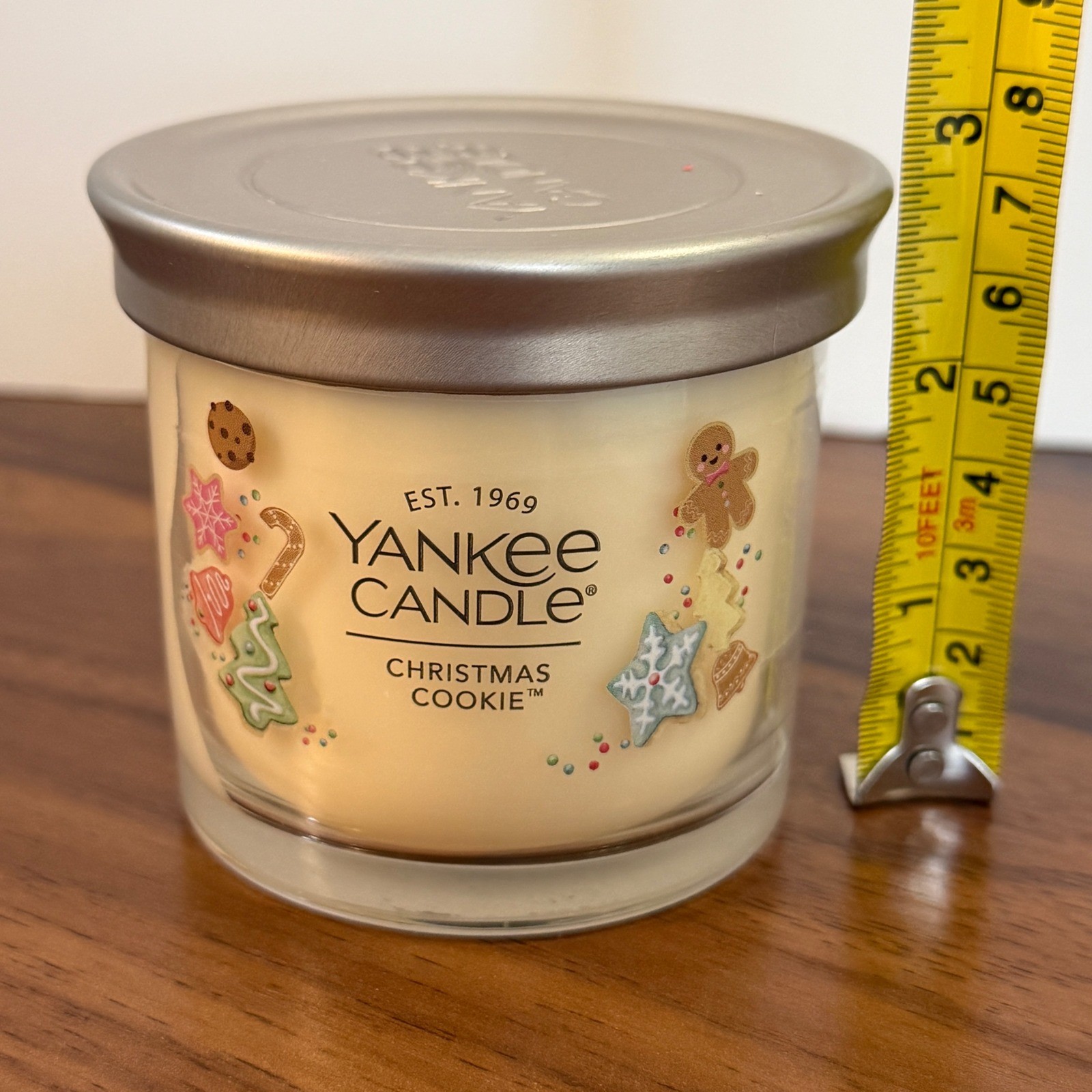 Yankee Candle Christmas Cookie Scented Jar Candle Holiday Decor Small 4.3oz