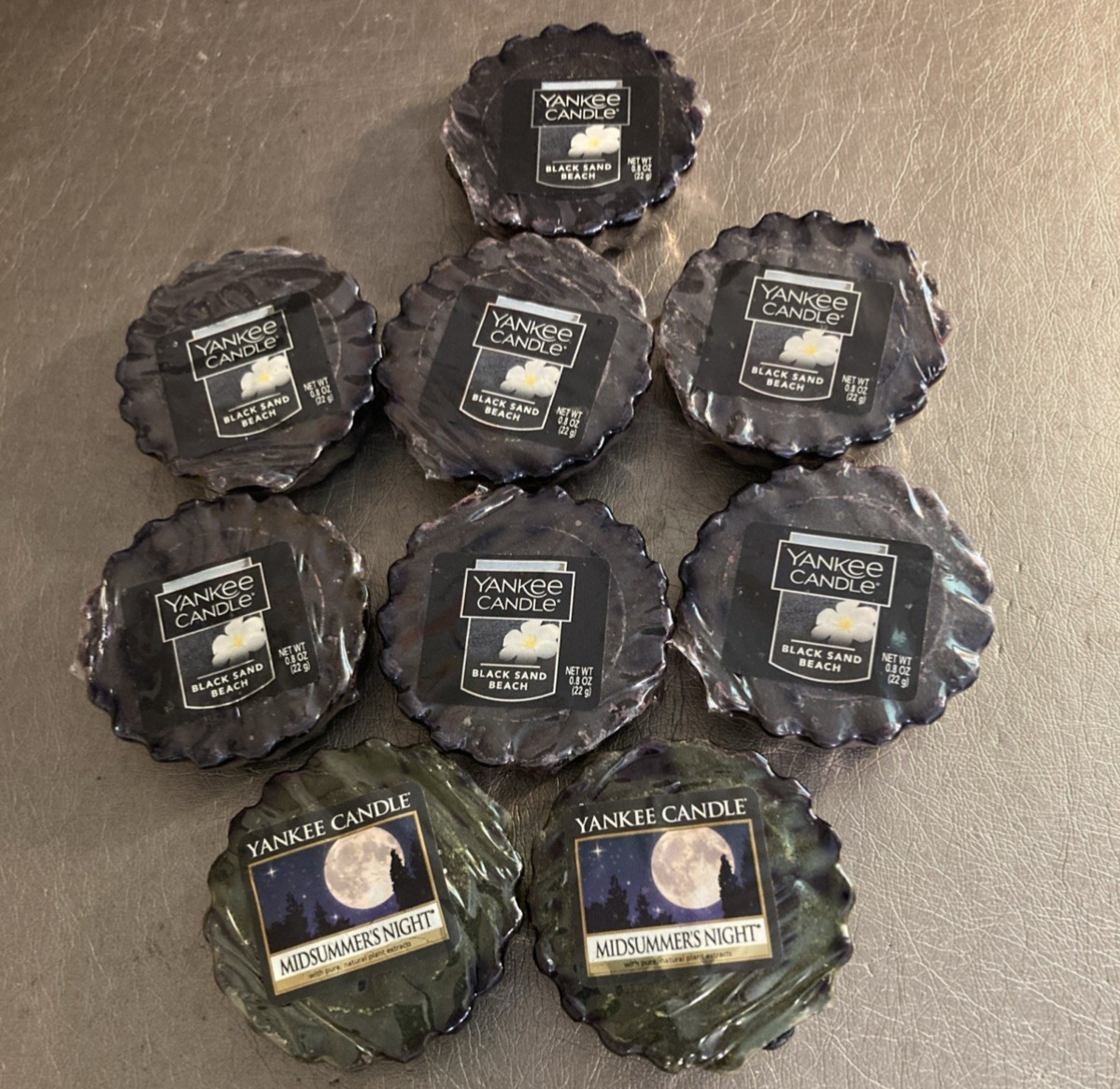Yankee Candle Wax Tart Discontinued – 7 Black Sand Beach + 2 Midsummers Night