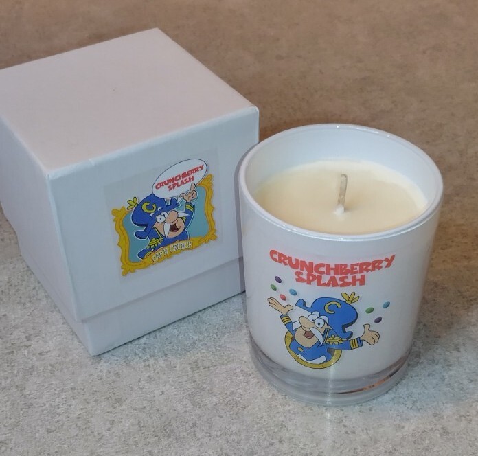 Cap’N Crunch Crunchberry Splash Custom Candle Cereal Captain Crunch