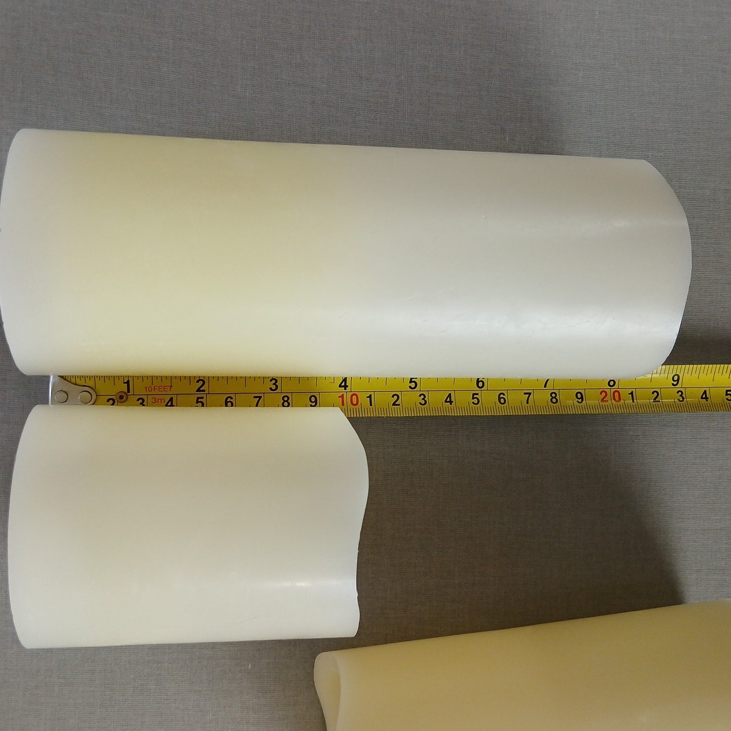 LED Flameless Candle Set of 3 vanilla missing remote AAA batteries NOT included