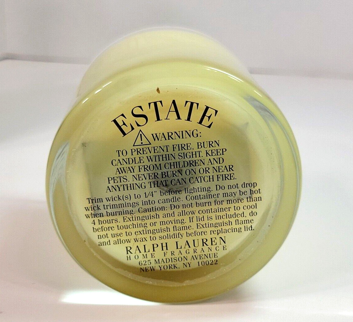 Ralph Lauren Estate Scented Candle 7.2 oz Classic Scent Luxury Home New Open Box