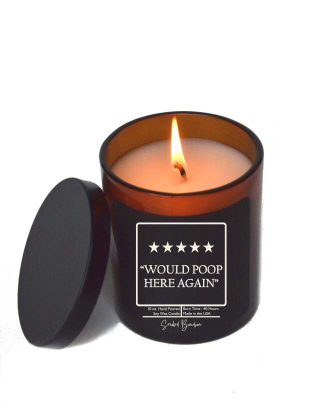 5 Star Funny Bathroom Candle “Watermelon Splash” Soy Wax Candle