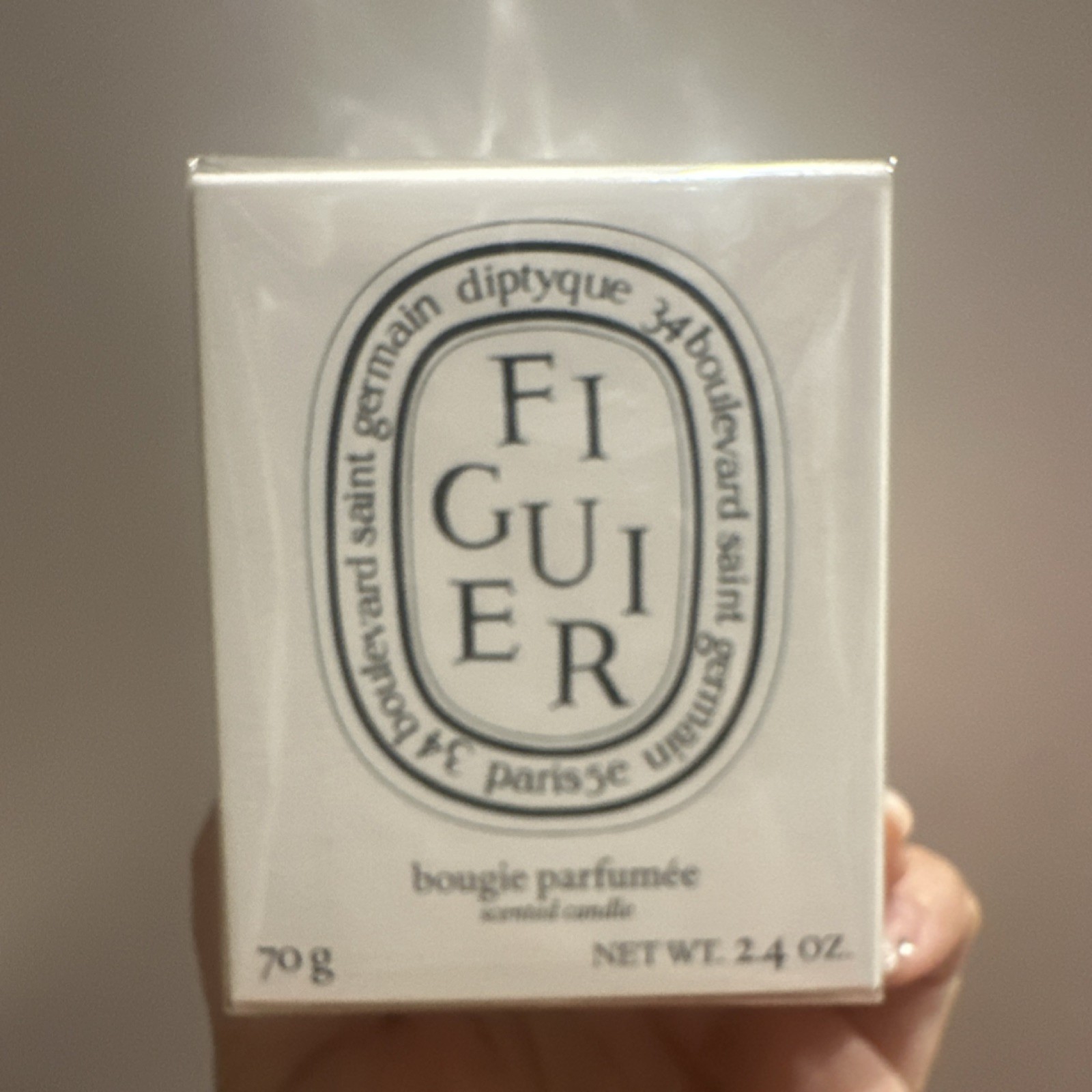 diptyque Figuier Fig Scented Candle White Wax 70g 2.4oz FI70V Home Decor