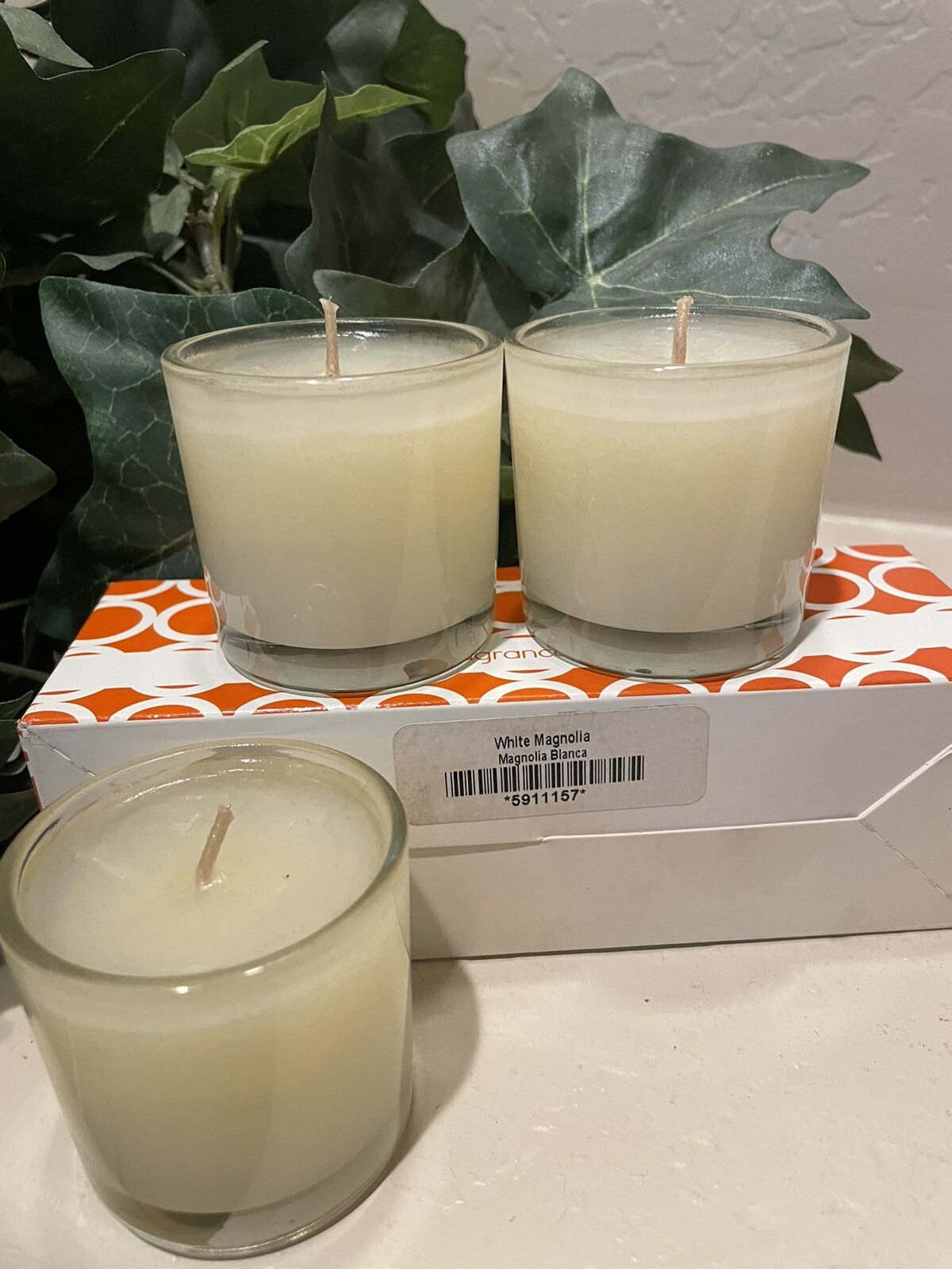 Gold Canyon Candle Volights-Size 3 Pack White Magnolia NIB*